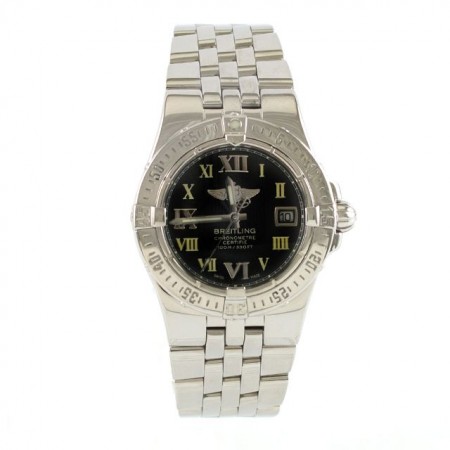 Breitling Uhr Lady Starliner Quarz Edelstahl Ref. A71340