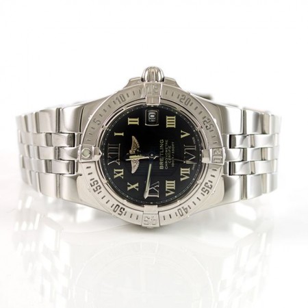 Breitling Uhr Lady Starliner Quarz Edelstahl Ref. A71340