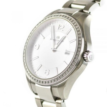 Maurice Lacroix Uhr Miros Lady Diamonds MI1014 ungetragen