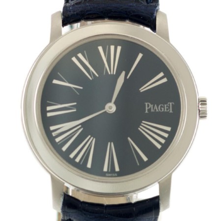 Piaget Uhr gebraucht Altiplano Lady Weißgold Quarz B&P