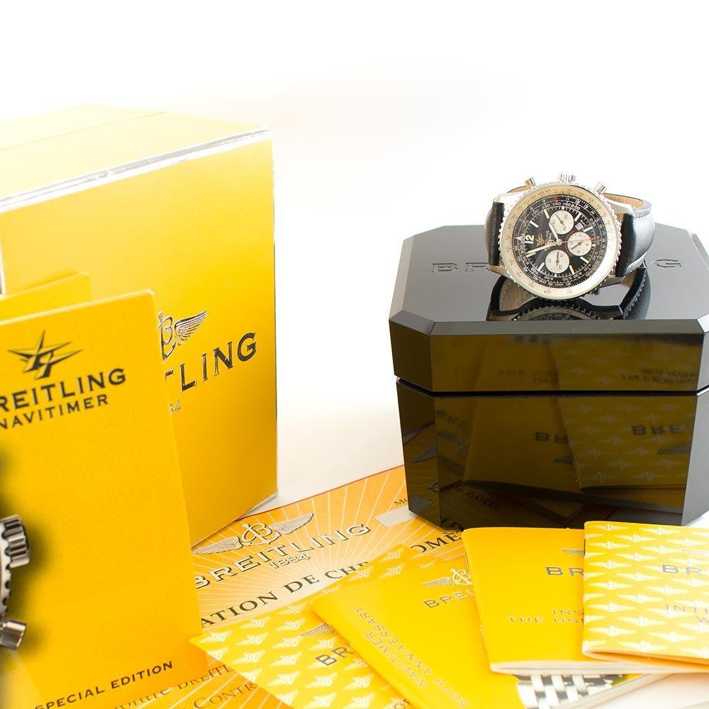 Breitling Uhr Navitimer Chronograph  Edelstahl A41322 50th Anniversary Revision