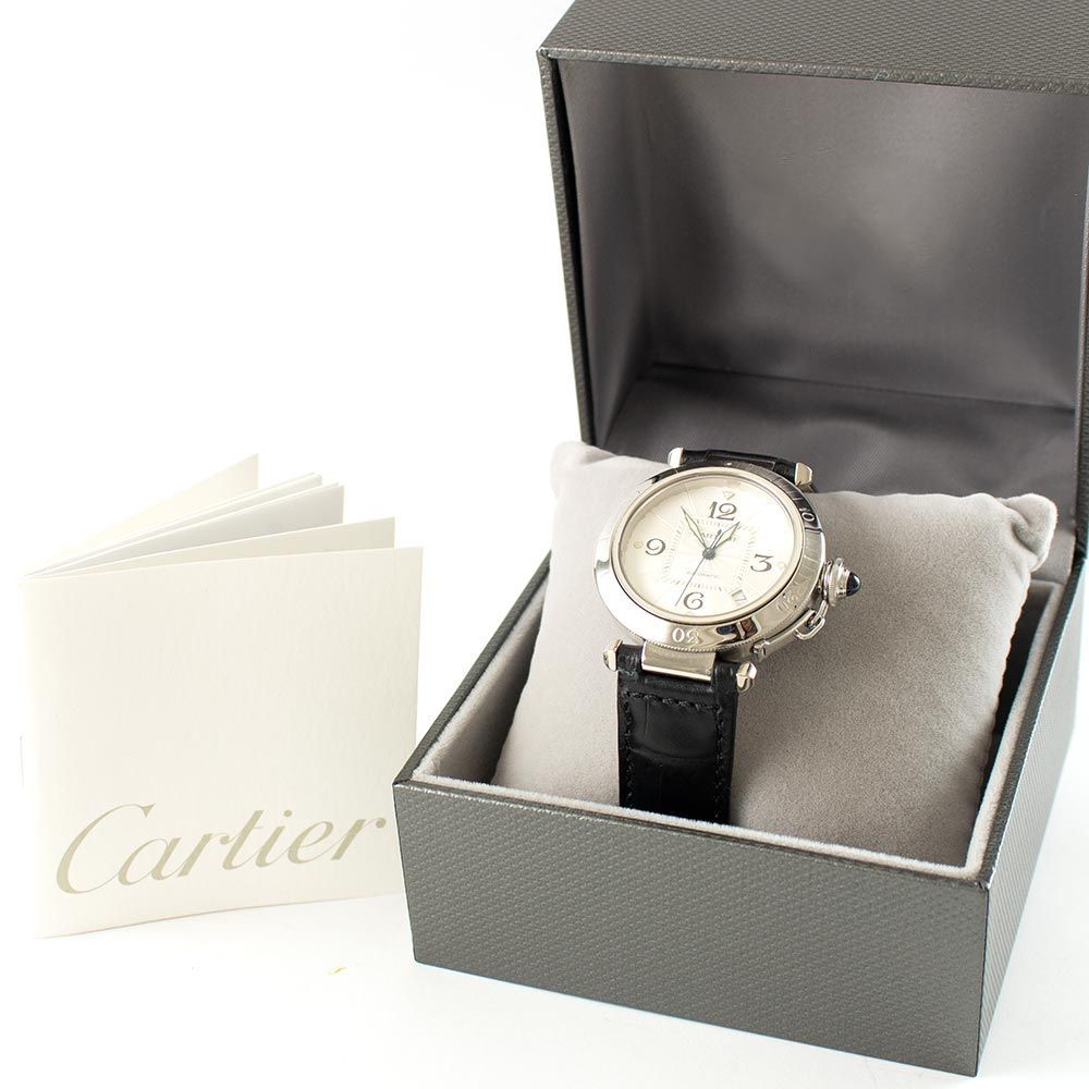 Cartier Uhr Pasha Automatik Edelstahl Unisex 35 mm Revision Ref. 1031